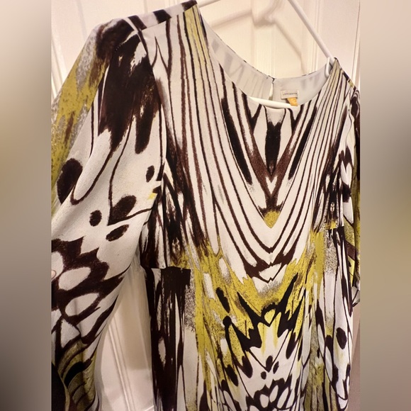 Leifsdottir OP silk Sarita butterfly print mini dress from Anthropologie - Picture 9 of 13